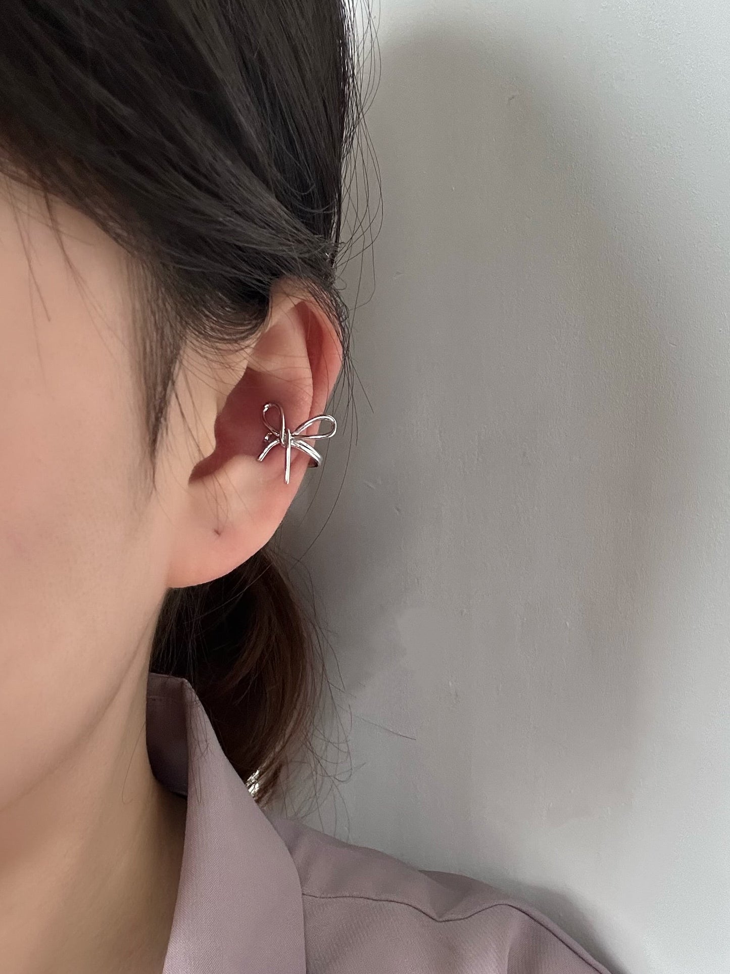 Silk Knot Earcuff