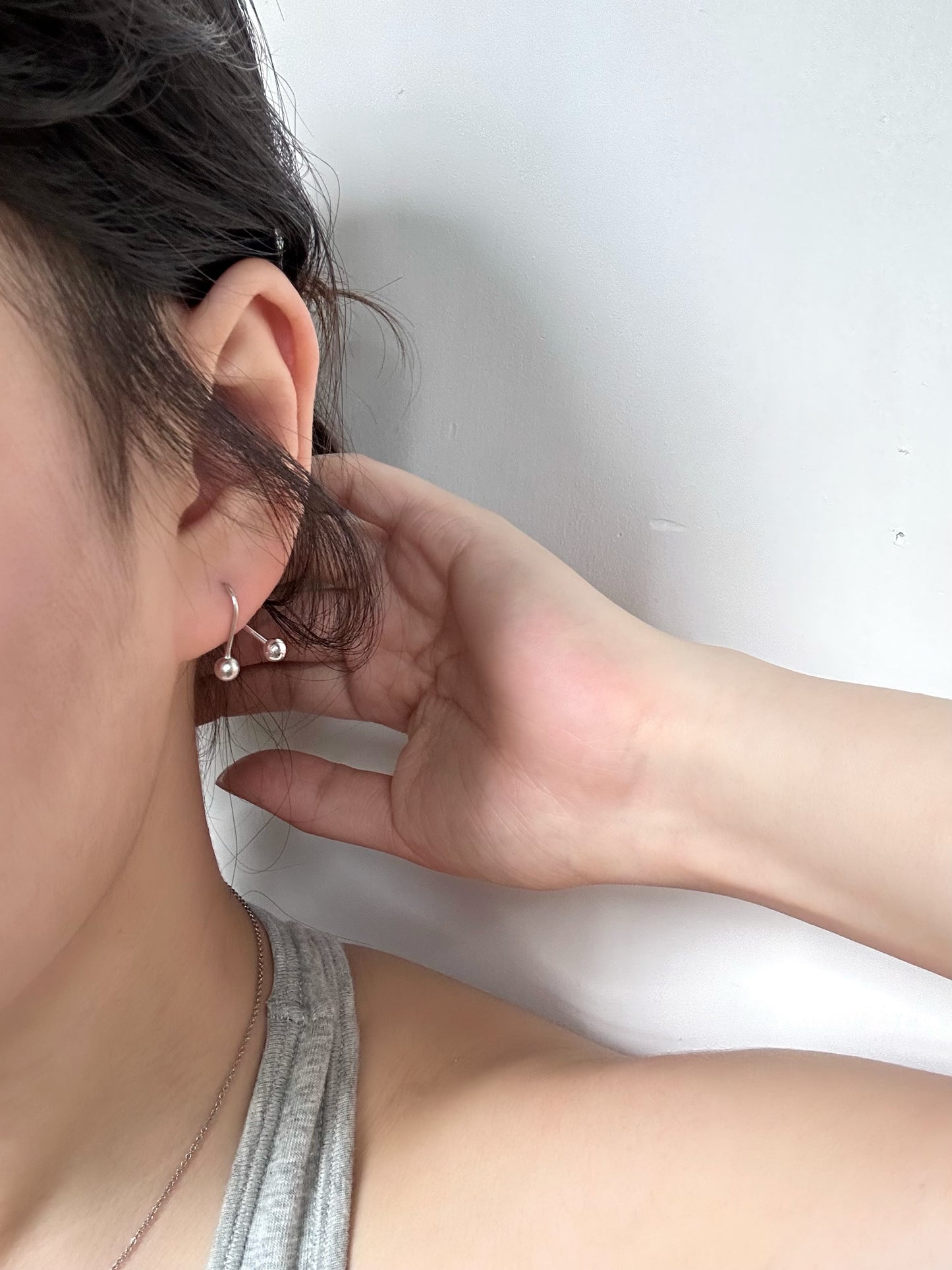 Twin Spring earring