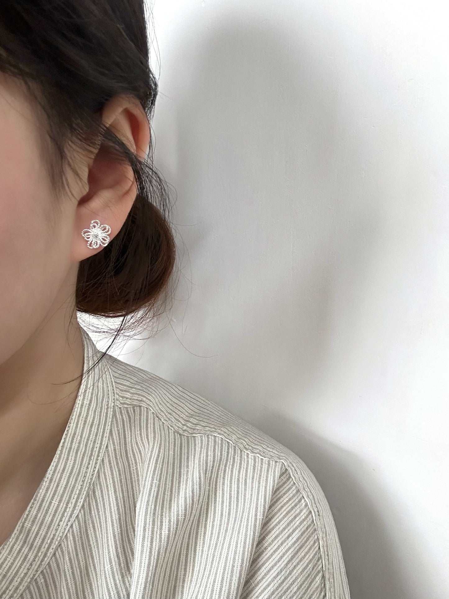 Woven Petal Earring