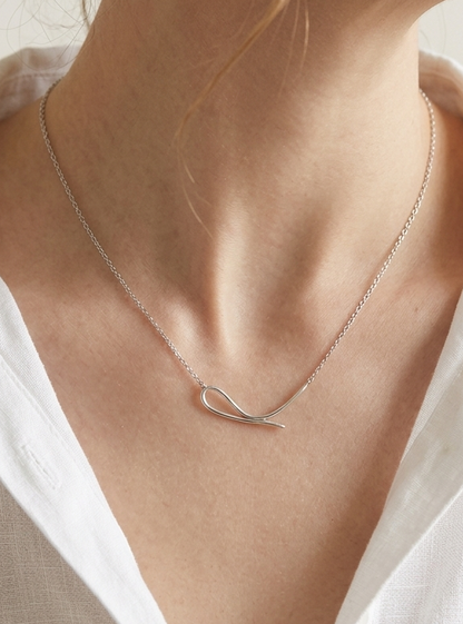 Argent Clip Necklace
