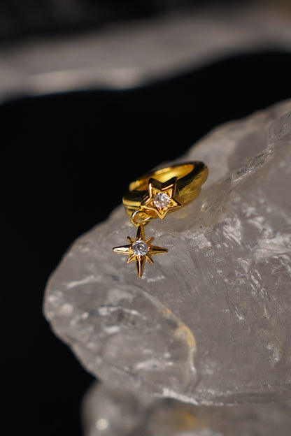 Gold Nova Gleam Earring