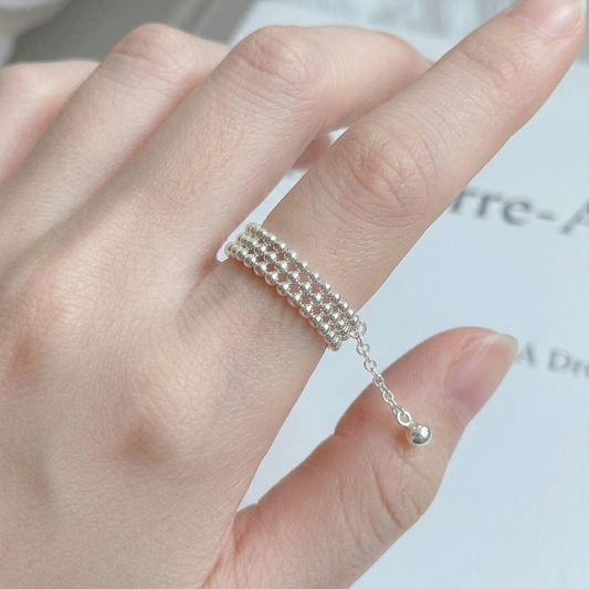 Silver Orb Ring