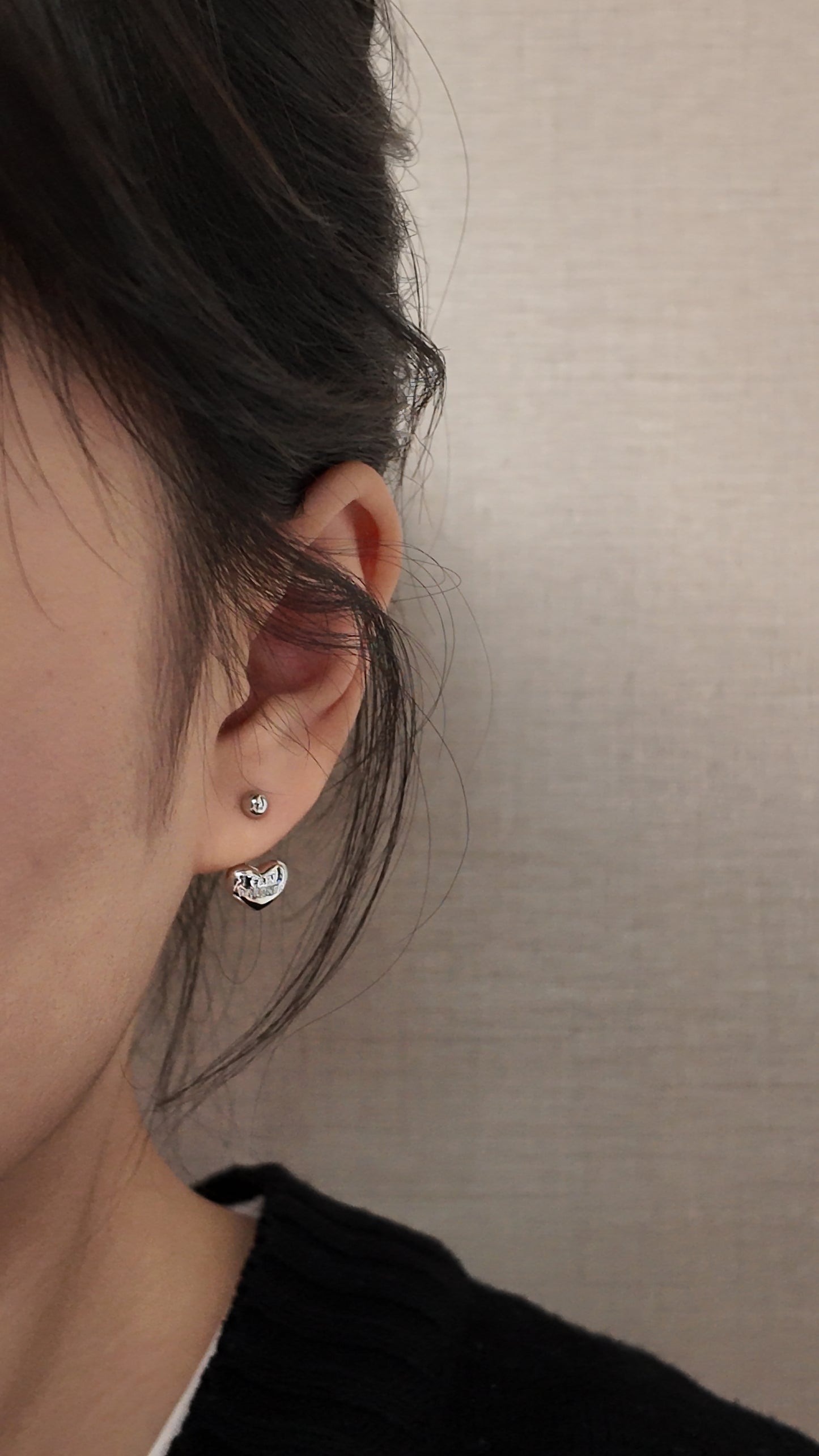 Puffy Heart Earring