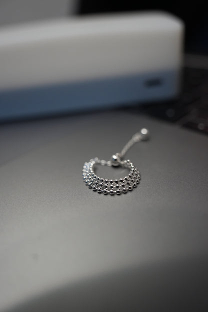 Silver Orb Ring