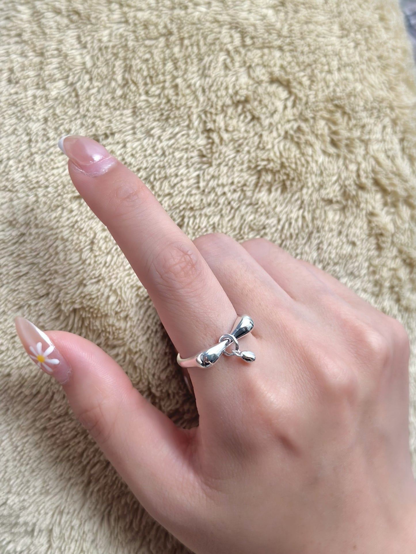 Silver Knotlet Ring