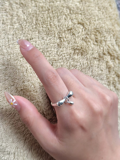 Silver Knotlet Ring