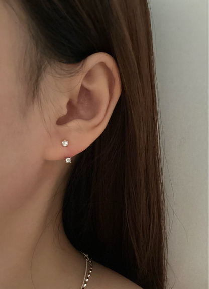 Double Diamond Earring