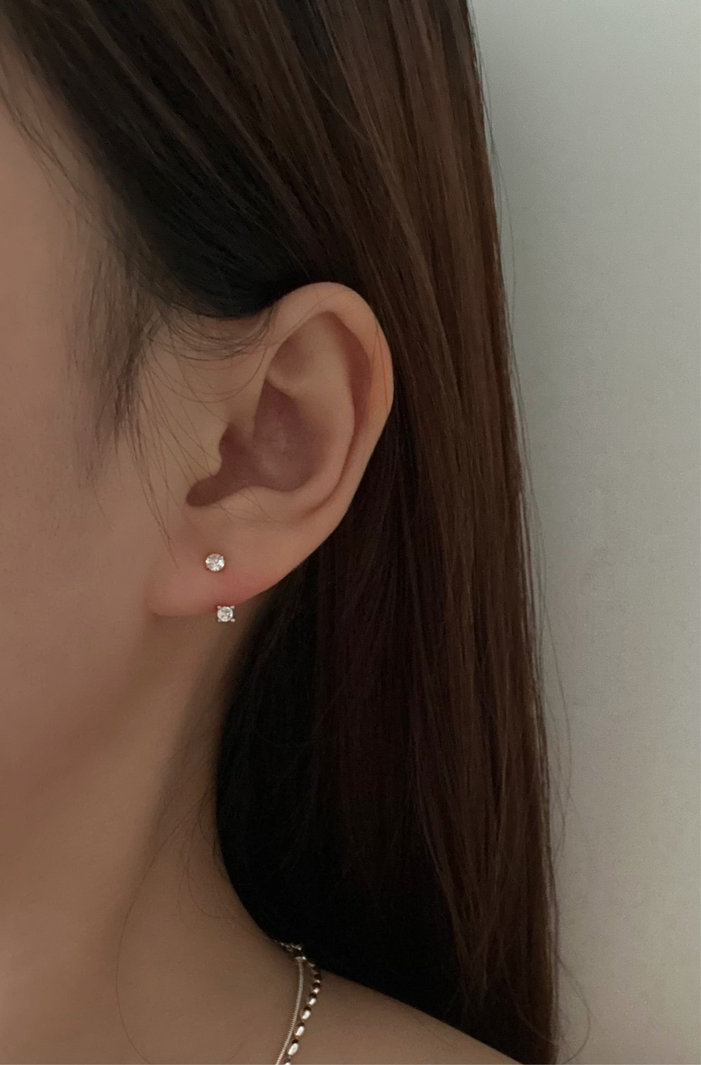 Double Diamond Earring