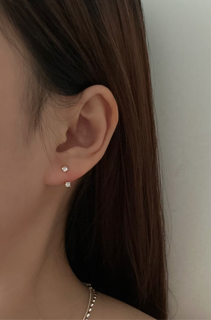 Double Diamond Earring