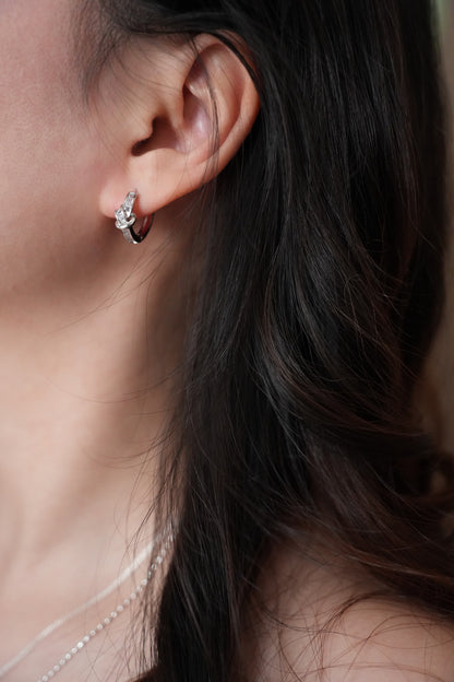 Tied prism earring