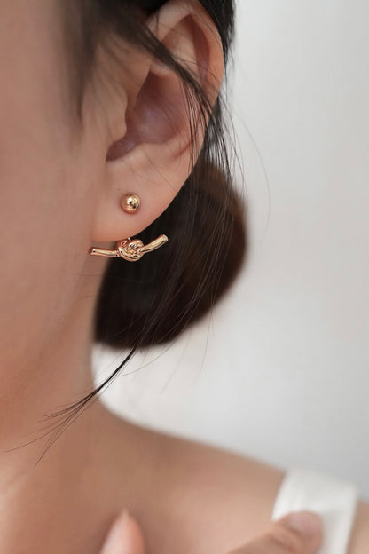 Tethered Line Earring
