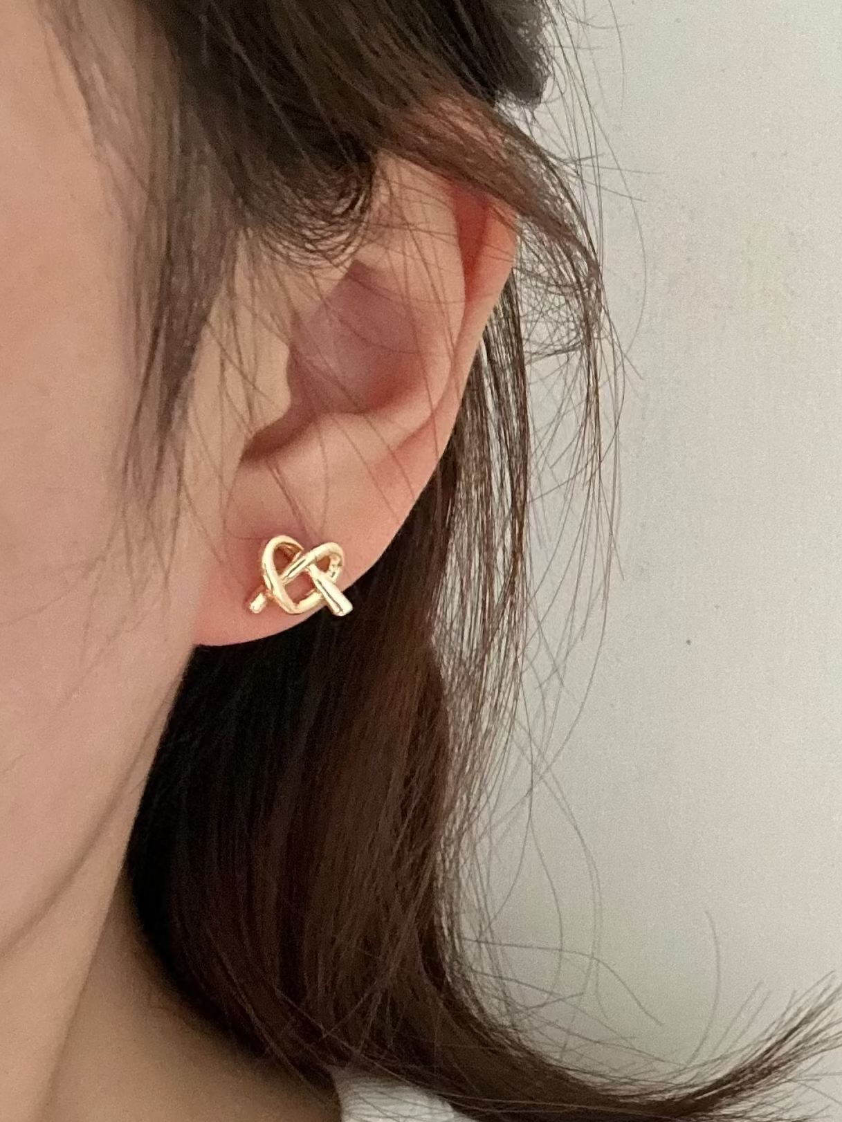 Pretzel Earrings