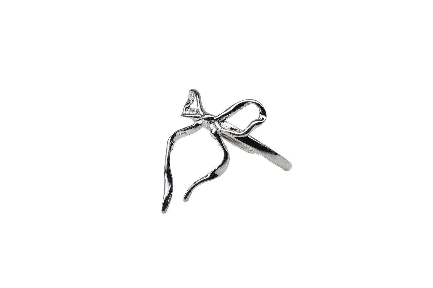 Silver Ribbon Ring