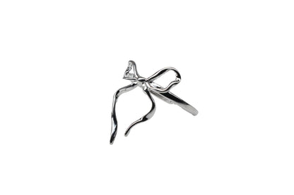 Silver Ribbon Ring