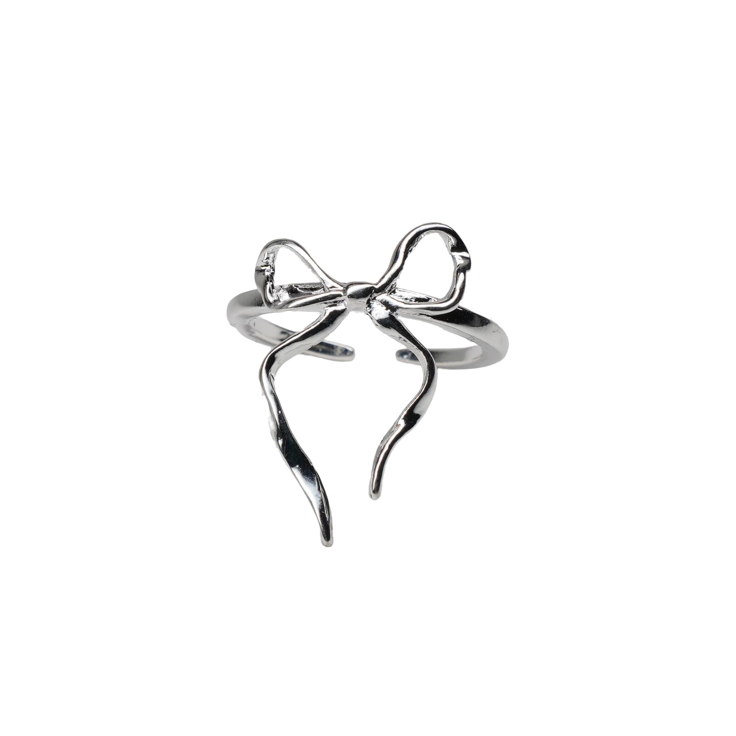 Silver Ribbon Ring